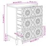 vidaXL Buffet de Rangement Blanc 60 x 33,5 x 75 cm