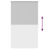 vidaXL Store enrouleur occultant 84,4 x 175 cm, largeur du tissu 80 cm, gris
