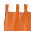 vidaXL Rideaux occultants avec anneaux 2 pcs Orange vif 245 x 140 cm