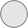 vidaXL Miroir mural Noir &Oslash; 40 cm Rond