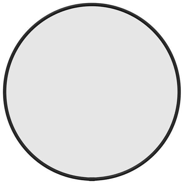 vidaXL Miroir mural Noir &Oslash; 40 cm Rond