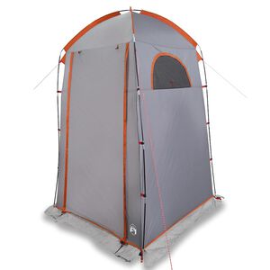 vidaXL Tente de douche gris et orange imperm&eacute;able