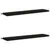 vidaXL Coussins de Banc SOEST 2 pc 100 % polyester Noir