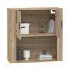 vidaXL Armoire murale Ch&ecirc;ne sonoma 80x33x80 cm Bois d'ing&eacute;nierie