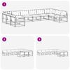 vidaXL Ensemble de canap&eacute;s d'ext&eacute;rieur 10 pcs Gris Naturel et Clair