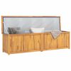 vidaXL Bo&icirc;te de jardin 200x50x55 cm Bois massif de teck