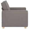 vidaXL Canap&eacute;-chaise Taupe 100x78x84 cm Tissu