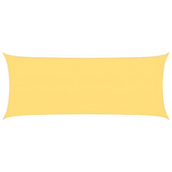 vidaXL Voile d'ombrage 160 g/m² Beige 2x5 m PEHD