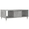 vidaXL Table basse Gris b&eacute;ton 90x50x36,5 cm Bois d'ing&eacute;nierie