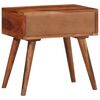 vidaXL Table d'appoint 45x30x45 cm bois massif d'acacia
