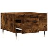 vidaXL Table basse chêne fumé 55x55x36,5 cm bois d'ingénierie