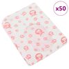 vidaXL Couche jetable pour chienne 50 pcs Blanc XL