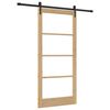 vidaXL Porte coulissante Naturel 93 x 202 cm