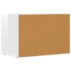 vidaXL Meuble TV Blanc brillant 60 x 35 x 40 cm Bois d'ing&eacute;nierie