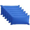 vidaXL Housse de coussin 6 pc HOUTEN Bleu royal 40 x 80 cm Polyester