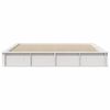 vidaXL Cadre de lit Blanc 180 x 200 cm Bois de pin massif