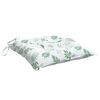 vidaXL Coussins de chaise lot de 2 &agrave; motif de feuilles 40x40x7 cm