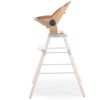 CHILDHOME Si&egrave;ge de chaise haute Evolu Newborn Bois Naturel Anthracite