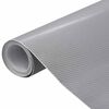 vidaXL Films 4D de voiture 2 pcs Argent&eacute; 100x150 cm+50x150 cm