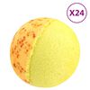 vidaXL Bombes de bain 24 pcs Huiles essentielles naturelles