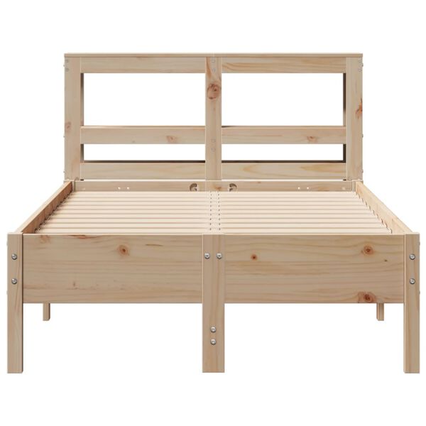 vidaXL Cadre de lit sans matelas 90x190 cm bois de pin massif