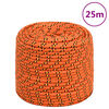 vidaXL Corde de bateau Orange 8 mm 25 m Polypropyl&egrave;ne