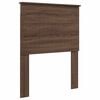 vidaXL Cadre de lit Ch&ecirc;ne brun 75 x 190 cm Bois de pin massif