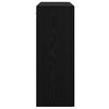 vidaXL Buffet Ch&ecirc;ne noir 69,5 x 34 x 90 cm Bois d'ing&eacute;nierie