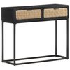 vidaXL Table console 90x35x76 cm Bois de manguier massif