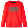 T-shirt enfants &agrave; manches longues rouge 128