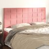 vidaXL T&ecirc;te de lit Rose 180x5x118/128 cm Velours