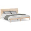 vidaXL Cadre de lit extra long sans matelas 200x220 cm bois massif