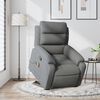 vidaXL Fauteuil de massage inclinable Gris fonc&eacute; Tissu