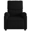 vidaXL Fauteuil de massage inclinable noir tissu