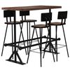 vidaXL Mobilier de bar 5 pcs Bois de r&eacute;cup&eacute;ration massif
