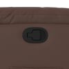 vidaXL Fauteuil inclinable Marron Similicuir