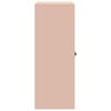 vidaXL Armoire de rangement Rose 80 x 40 x 105 cm Acier