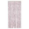 vidaXL Rideau anti-mouches gris argenté et rose 90x220 cm chenille