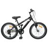 vidaXL V&eacute;lo de Montagne 20 Pouces 6-Vitesse pour 5-8 ans Noir