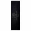 vidaXL Tapis de Cuisine Couverts Noir 150 x 45 cm Velours