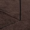 vidaXL Tapis doux &agrave; poils moyens et lavable HUARTE Marron &Oslash; 80 CM