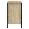 vidaXL Armoire lavabo de salle de bain chêne sonoma 91x35x60 cm