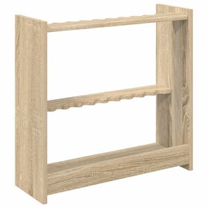 vidaXL Support de queue de billard Bois d'ing&eacute;nierie 60 x 20 x 57 cm