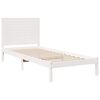 vidaXL Cadre de lit extra long sans matelas 90x220 cm bois massif