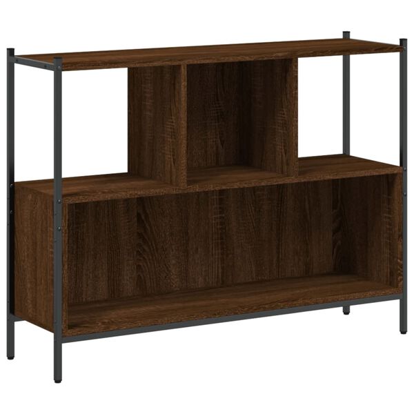 vidaXL Bibliothèque chêne marron 102x28x77,5 cm bois d'ingénierie
