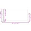 vidaXL Auvent lat&eacute;ral r&eacute;tractable 140 x 300 cm Blanc cass&eacute;