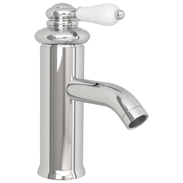 vidaXL Robinet de lavabo de salle de bain Finition chrom&eacute;e 130x180 mm
