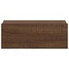 vidaXL Tables de chevet flottantes 2 pcs Ch&ecirc;ne marron 40x30x15 cm