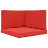 vidaXL Coussin de canap&eacute; d'ext&eacute;rieur Polyester Rouge 80 x 80 x 8 cm