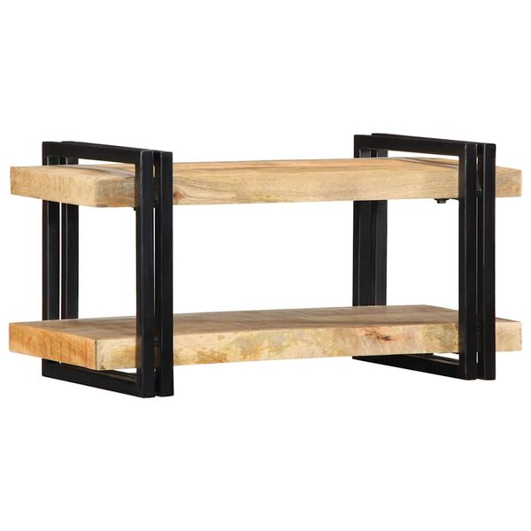 vidaXL &Eacute;tag&egrave;re murale 70x33x35 cm bois de manguier massif brut